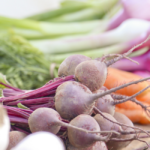 Veggies at farm stand